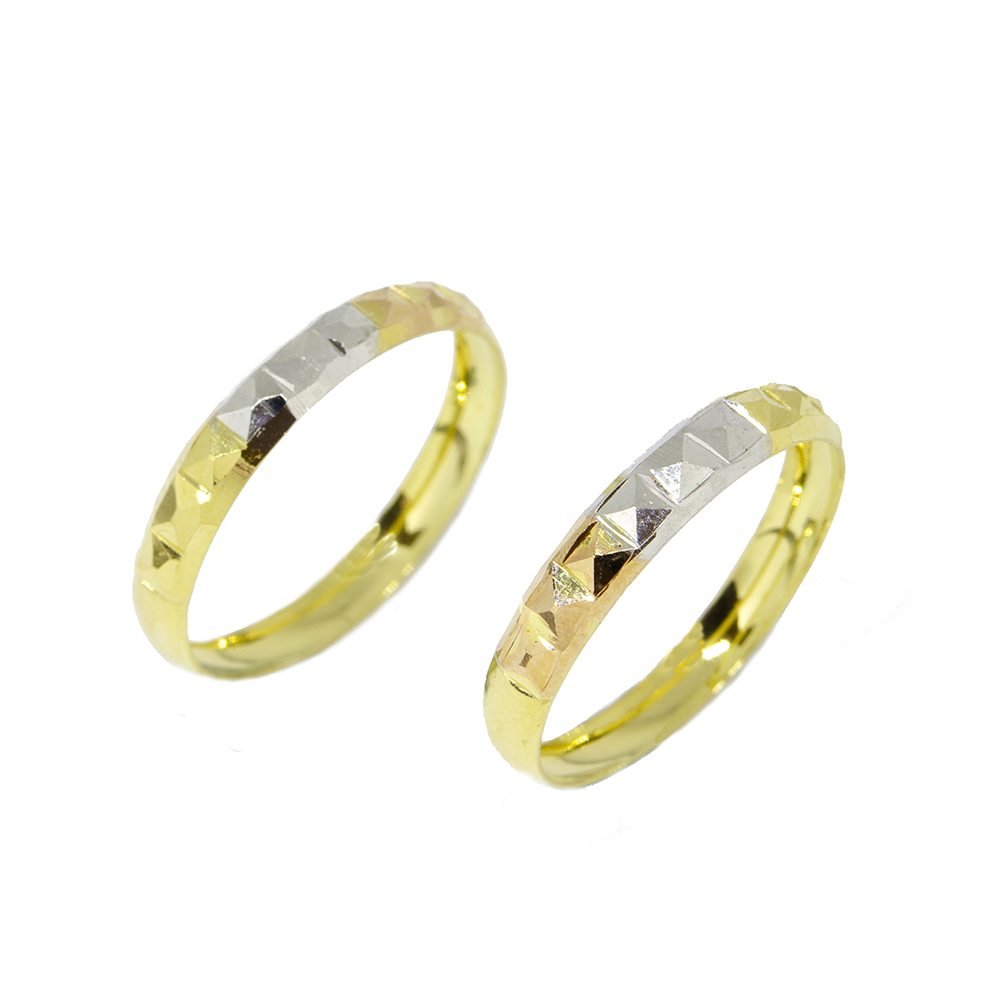 Aparador Pir�mides Tricolor em Ouro 18 Kilates � 25454
